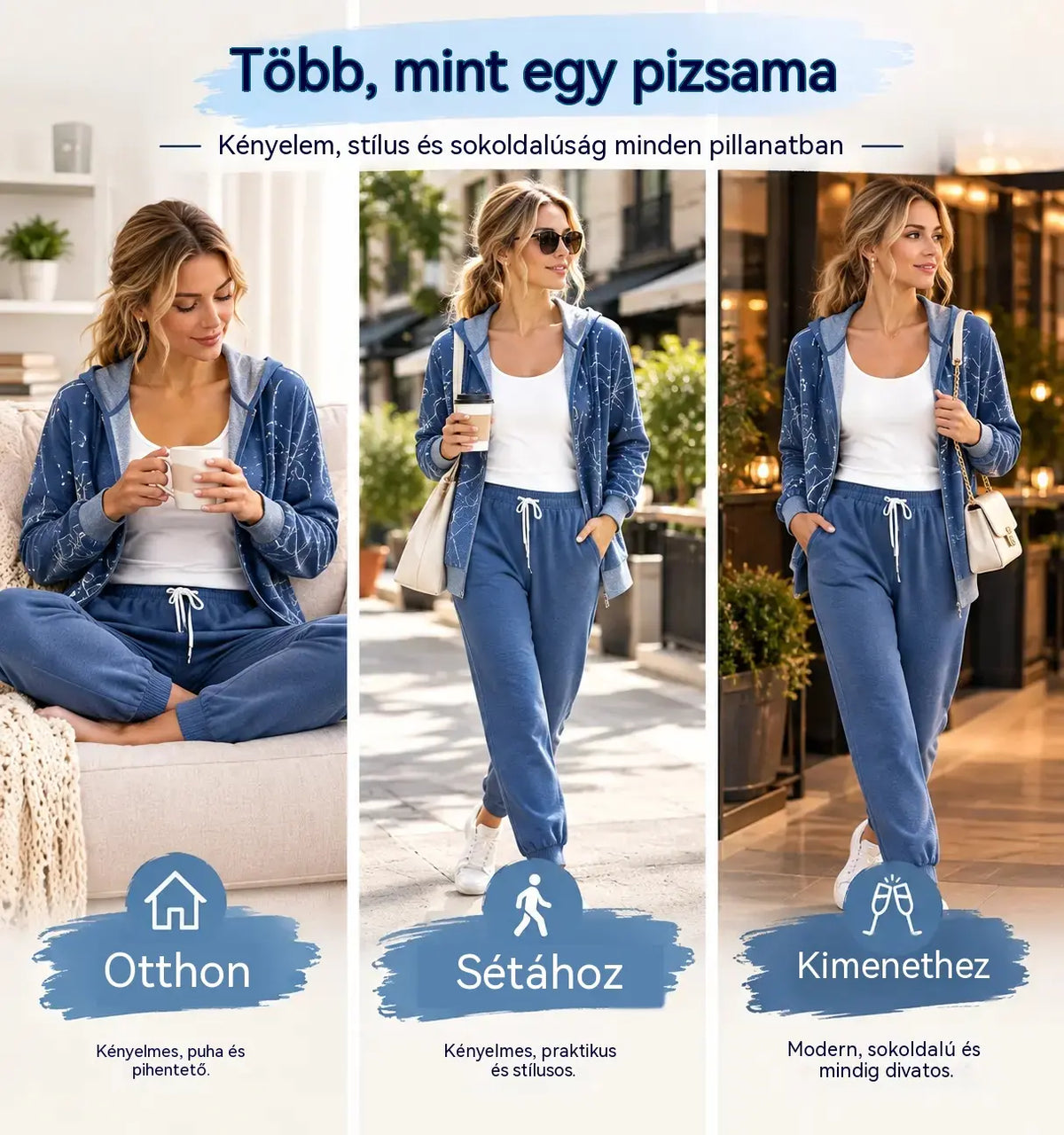 【S-3XL】💃 💖 Új, 2026-os otthoni viselet-szett – egyszerű és elegáns.