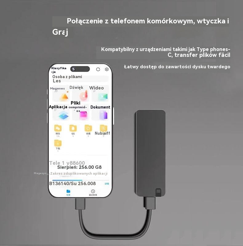 ⚡ Dysk twardy USB 3.0 wielofunkcyjny o wysokiej prędkości (srebrny) | Szybkie transfery, duże kompatybilność, bezstresowe magazynowanie 💻📦-4174983