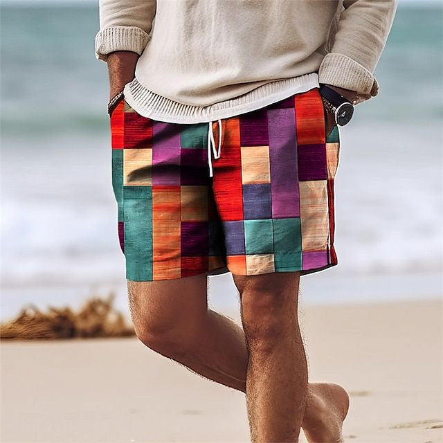 🔥 (S-6XL)【Letní výprodej】Pánské plážové kraťasy - ležérní letní design, široký výběr 🩳 Ideální na dovolenou i každodenní nošení, všestranný kousek! ☀️