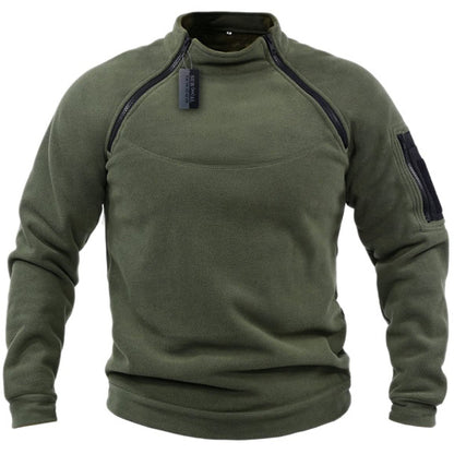 【S-4XL】Męski, ciepły T-shirt outdoorowy na jesień i zimę z długimi rękawami