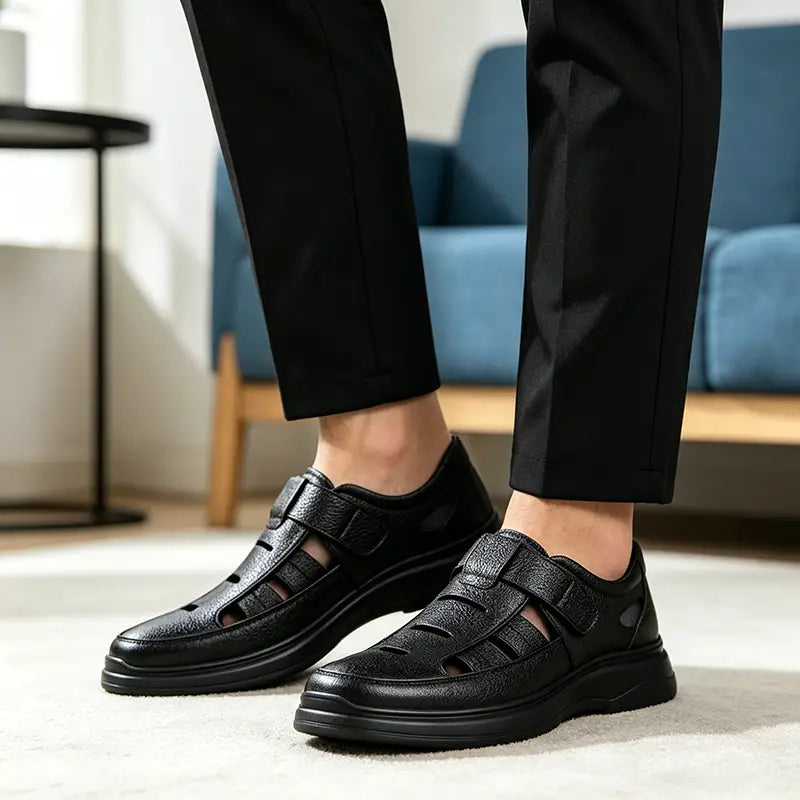 【40-45】Pánské letní boty z pravé kůže – extrémně prodyšné, pohodlné na chůzi! 👞🌬️