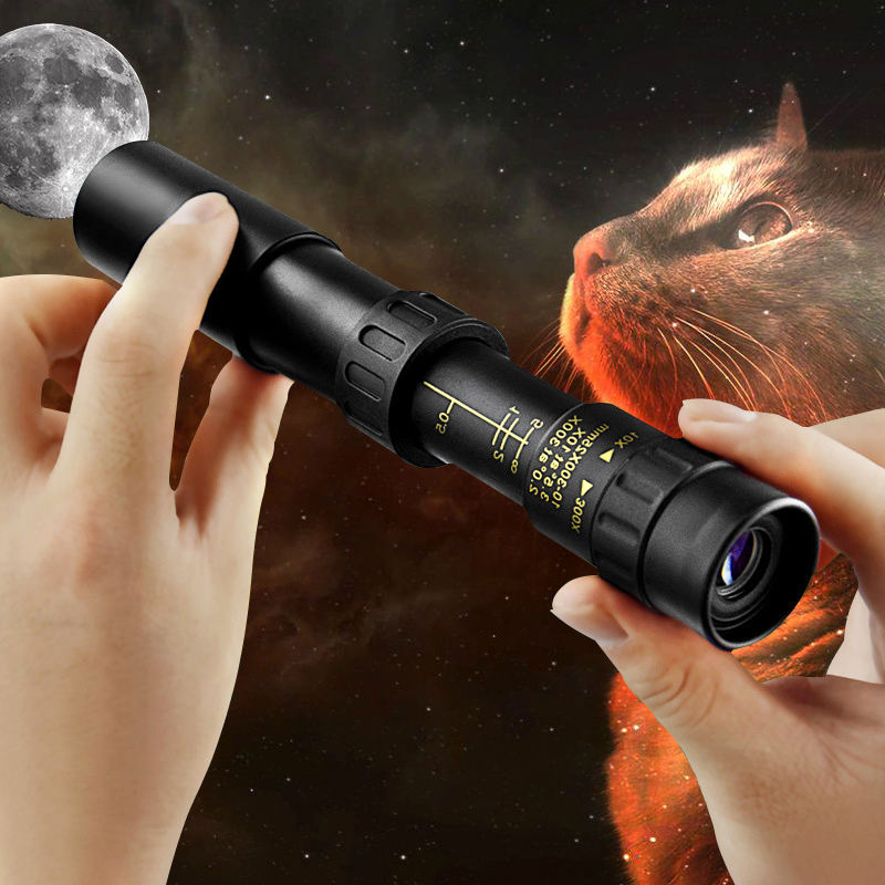 🔥Přenosný a výkonný dalekohled na dlouhé vzdálenosti s 10–300násobným zoomem a vysokým rozlišením 4237908