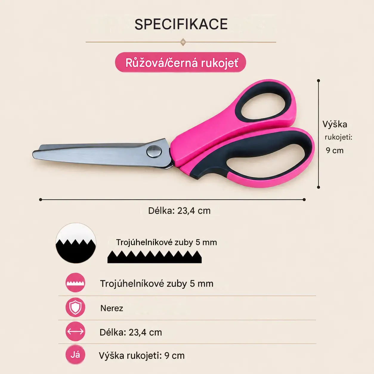 ✂️✨🧵Multifunkční řemeslné nůžky, snadno vytvořte nádhernou krajku!