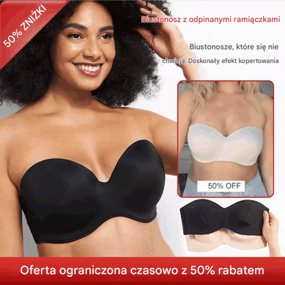 【🔥 Kup 2, a 1 otrzymasz gratis】👙【3/6  sztuki】 Letni, niewidoczny, antypoślizgowy biustonosz bez ramiączek o cienkim przekroju seksowna bielizna push-up-4073020