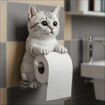 🐱Uroczy uchwyt na papier toaletowy z motywem kota-4077489